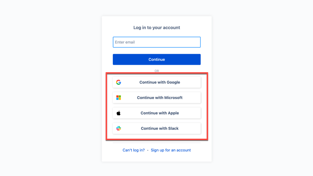 Third-party login with OAuth 2.0 example